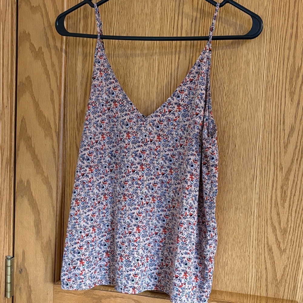 Abercrombie & Fitch Floral Camisole in Blue and Red